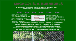 Desktop Screenshot of magacolsaboerboels.com
